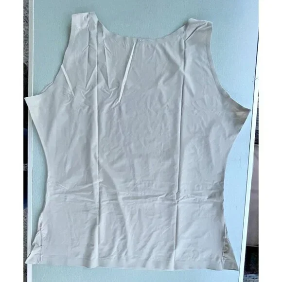 Spanx Cami Tank Top Smoothing Gray Shaping Camisole Slims Shapewear Size 3X - Picture 8 of 12